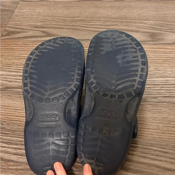 Navy Clogs with Fun Charms - Picture 2 of 2